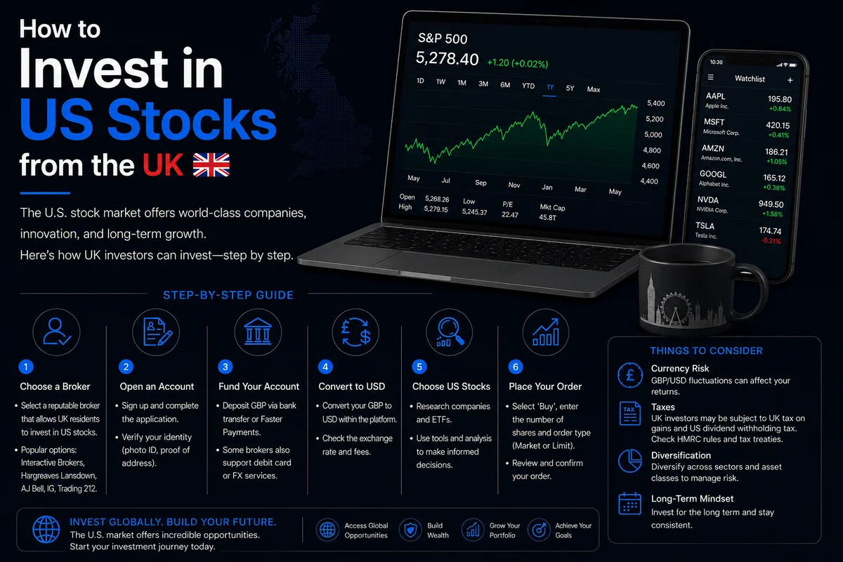 How to Invest in US Stocks from the UK (2026 Guide)