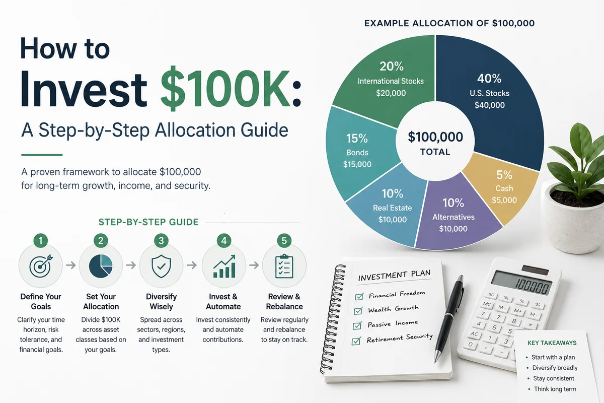 How to Invest $100K: A Step-by-Step Allocation Guide