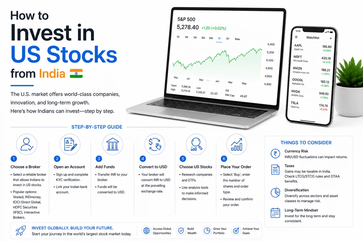 How to Invest in US Stocks from India (2026 Guide)