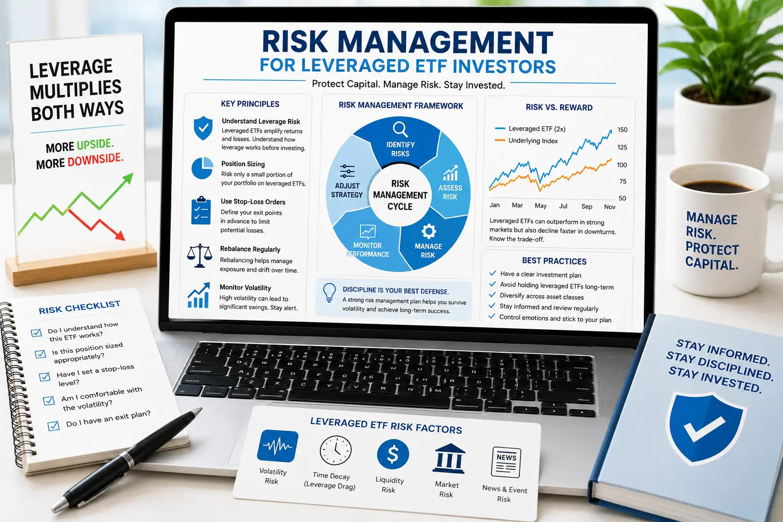 Risk Management for Leveraged ETF Investors