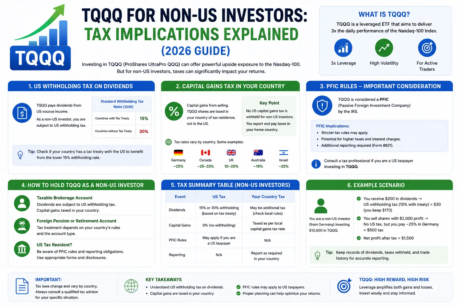 TQQQ for Non-US Investors: Tax Implications Explained (2026 Guide)