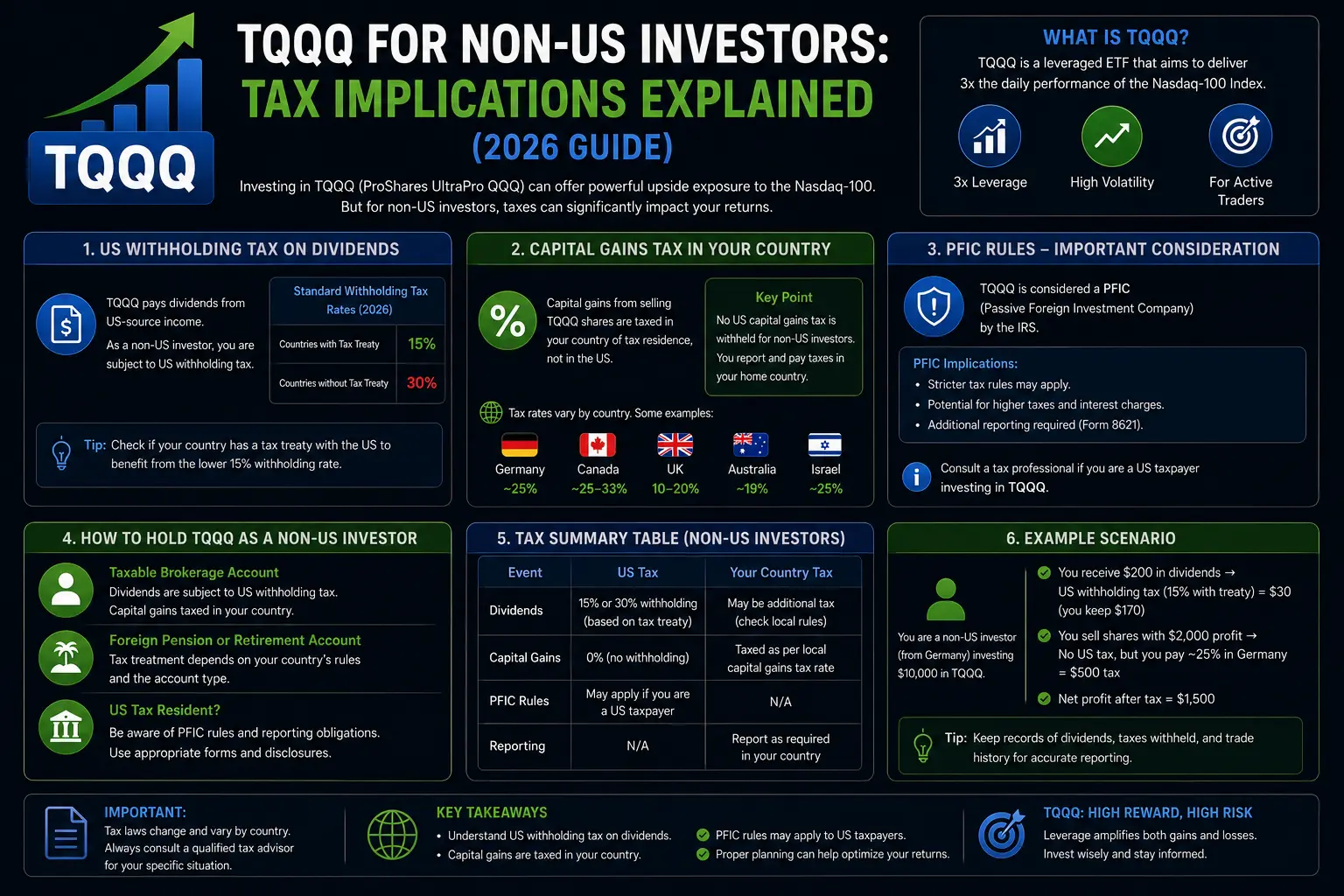 TQQQ for Non-US Investors: Tax Implications Explained (2026 Guide)
